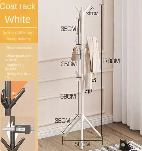 Cintres sur pied faciles à assembler, cintres en fer forgé pour bureau, cintres verticaux pour chambre à coucher, cintres créatifs pour hall d'entrée