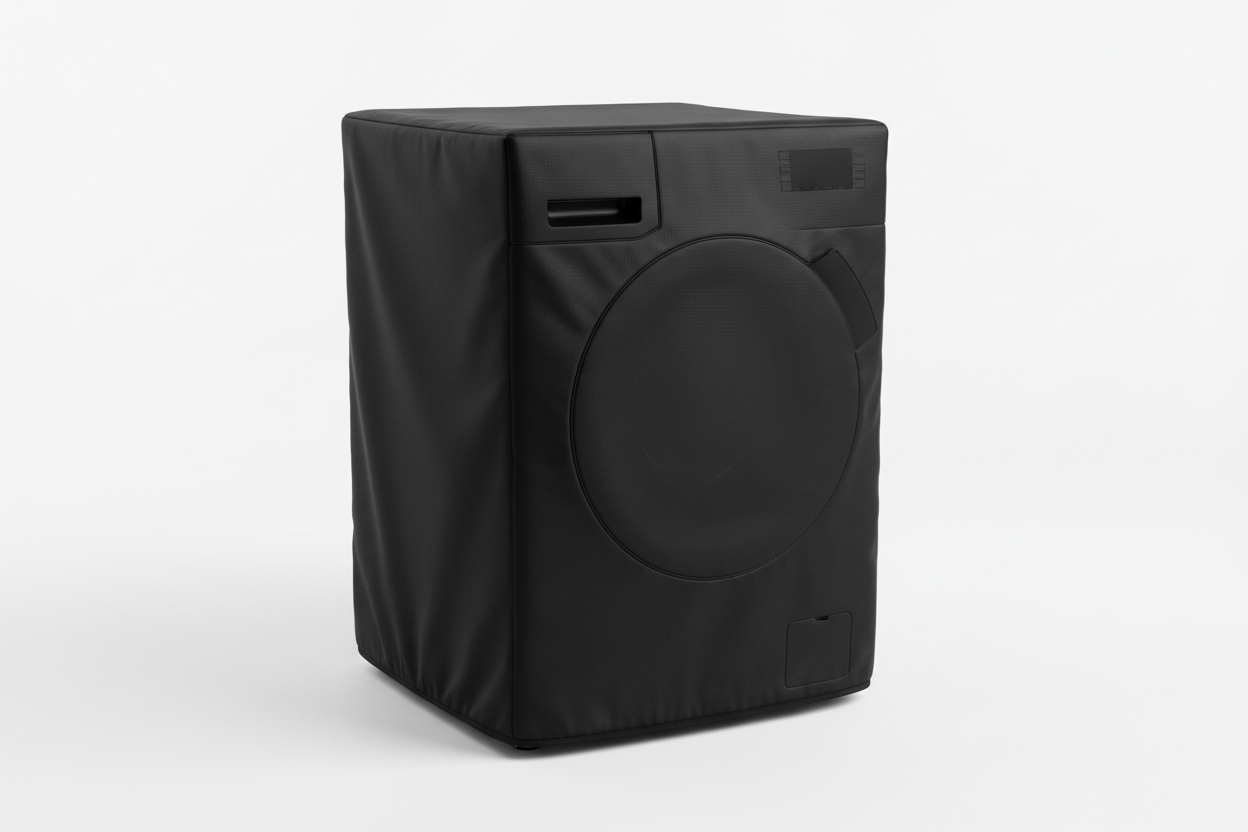 housse pour machine a laver couleur noir