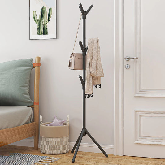 Cintres  sur pied faciles à assembler, cintres en fer forgé pour bureau, cintres verticaux pour chambre à coucher, cintres créatifs pour hall d'entrée