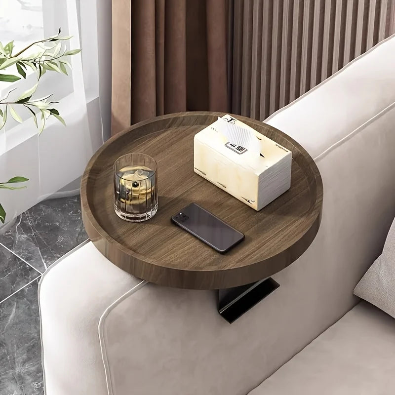 Table d'appoint de canapé extensible moderne, 1 pièce, Table d'appoint contemporaine en bois, facile à nettoyer