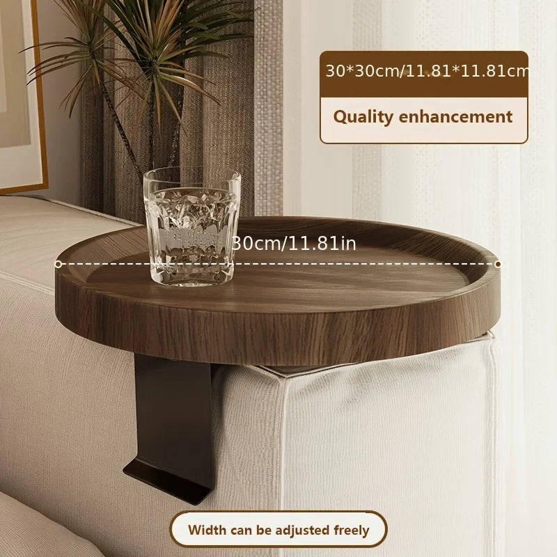Table d'appoint de canapé extensible moderne, 1 pièce, Table d'appoint contemporaine en bois, facile à nettoyer