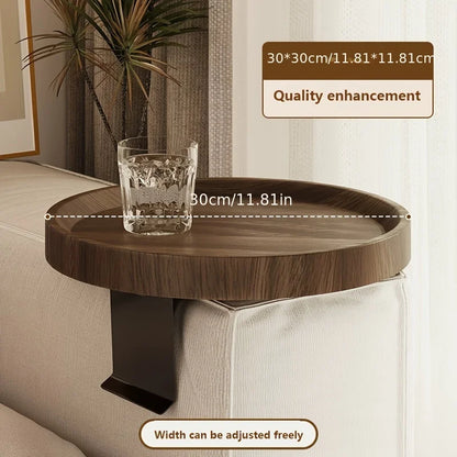 Table d'appoint de canapé extensible moderne, 1 pièce, Table d'appoint contemporaine en bois, facile à nettoyer