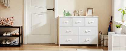 JHK armoires pour chambre à coucher avec 5/7/10 blanc amant tissu tiroirs coffre armoire placard pour armoire de rangement chambre de meubles