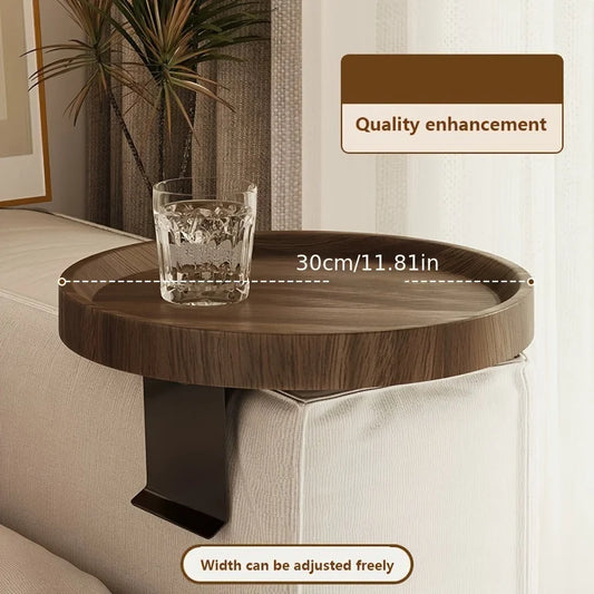 Table d'appoint de canapé extensible moderne, 1 pièce, Table d'appoint contemporaine en bois, facile à nettoyer