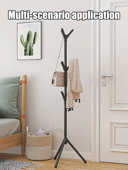 Cintres  sur pied faciles à assembler, cintres en fer forgé pour bureau, cintres verticaux pour chambre à coucher, cintres créatifs pour hall d'entrée