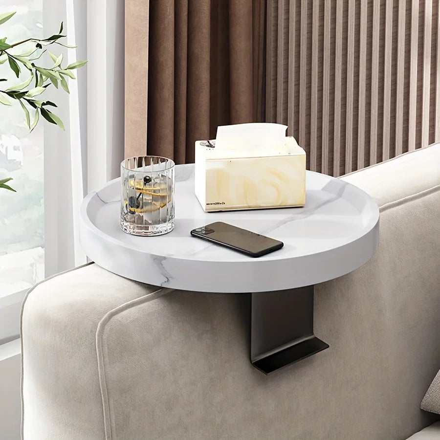 Table d'appoint de canapé extensible moderne, 1 pièce, Table d'appoint contemporaine en bois, facile à nettoyer