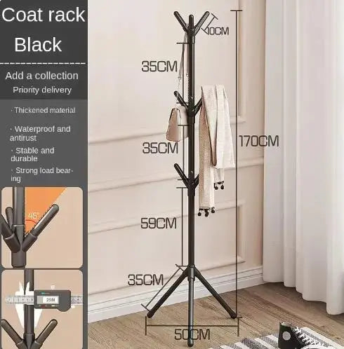 Cintres  sur pied faciles à assembler, cintres en fer forgé pour bureau, cintres verticaux pour chambre à coucher, cintres créatifs pour hall d'entrée
