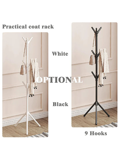 Cintres  sur pied faciles à assembler, cintres en fer forgé pour bureau, cintres verticaux pour chambre à coucher, cintres créatifs pour hall d'entrée