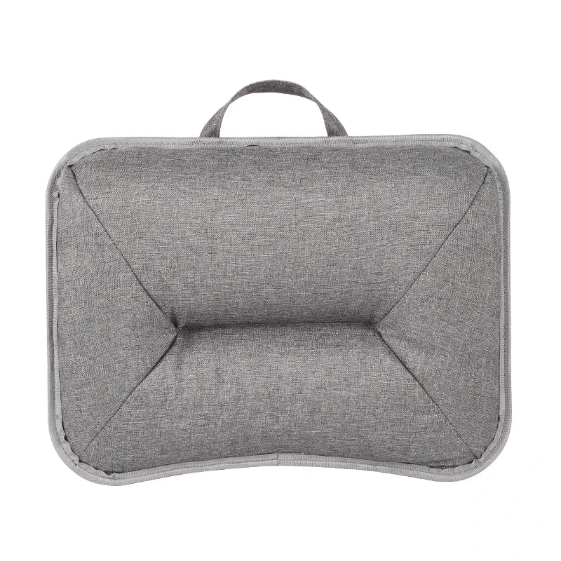 MUMUCC Bureau d'ordinateur portable multifonctionnel avec coussin et rempli de particules de mousse, petite table d'oreiller, tapis de souris rigide grand